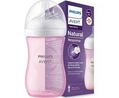 Philips Rožinė AVENT SCY903/11 Natūralus buteliukas Responsive Rožinė 260 ml