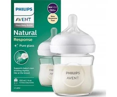Philips Avent Natural Response buteliukas 120 ml +0m stiklas