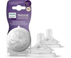 Philips Keičiamasis čiulptukas Avent Natural Response 3, 1+m - 2 vnt