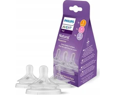 Avent SCY960/03 Rinkinys 3 SMOCZKÓW NA BUTELKĘ 3 RÓŻNE PRZEPŁYWY