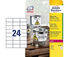 Avery Zweckform ZF L4718- 20 ALYVUOGIŲ MUITAI 70X37 MM, 20 Lapai