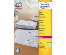 Avery Zweckform Vokų adresų etiketės 63,5 x 46,6 mm (L7161-100)