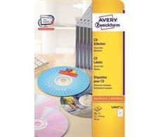 Avery Zweckform 25 vienetų kompaktinių diskų (DVD) etiketės