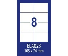 Avery Zweckform LABEL. ZF ECONOMY 105X74MM 023 100ARK ETIKETĖ E100 ELA023 - ELA023