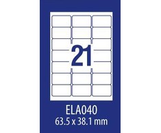 Avery Zweckform LABEL. ZF ECONOMY 63,5X38,1MM 040 100ARK E100 ELA040 ETIKETĖ - ELA040