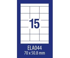 Avery Zweckform LABEL. ZF ECONOMY 70X50,8MM 044 100ARK E100 ELA044 ETIKETĖ - ELA044