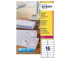 Avery Zweckform TIK.ZF L7162 99.1X33,9 100 ARK. / 2400 / ETIKETĖ - L7162-100