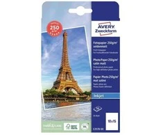 „Avery Premium“ matinis fotopopierius, 250 g, 100 x 150 mm | 50 vnt.