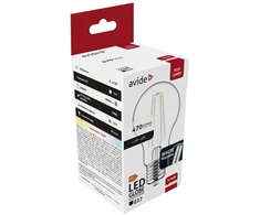 Avide Avide AWLFG27WW-4.5W lampa LED Ciepłe balta 2700 K 4,5 W E27 F