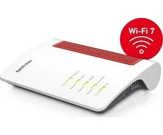 AVM Box 7682, Wi-Fi 7 (802.11be), dviejų dažnių (2,4 GHz / 5 GHz), Ethernet LAN, VDSL, baltas, stalviršio maršrutizatorius