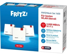 Maršrutizatorius AVM FRITZ MESH SET 1600 3-PACK - DE FACHHANDEL