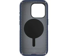 „Speck Presidio2 Grip“ – dėklas, skirtas „iPhone 15 Pro“ (pakrantės mėlyna / dulkių pilka / balta)