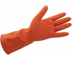 AVO+ GIOSTYLE Daugiafunkcinės ir patvarios natūralaus latekso pirštinės oranžinės L 9, 31x11,5x0,5cm dydžio