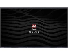 Monitorius Avtek International TS 8 Lite G 75 Interactive flat panel 190.5 cm (75") LED Wi-Fi 420 cd/m² 4K Ultra HD Juodas Jutiklinis ekranas Built-in processor Android 14 24/7