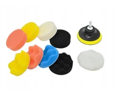 AW-Tools AWTOOLS POLIRAVIMO KEMPINĖLĖS RINKINYS GRĘŽTUVUI 80mm /11vnt.