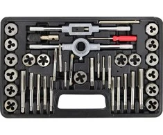 AW-Tools Sriegiklių ir sriegpjovių rinkinys AWTools AW20415; M3-M12; 40 vnt.