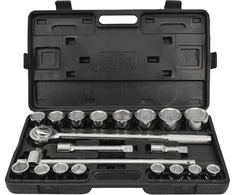 AW-Tools Sukimo galvučių komplektas AWTools AW39021; 3/4''; 19-50 mm; 21 vnt.