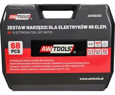 AW-Tools AWTOOLS Rinkinys NARZĘDZI DLA ELEKTRYKÓW 68el