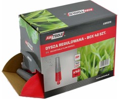 AW-Tools AWTOOLS REGULIUOJAMŲ ANTGALŲ DĖŽĖ-40 vnt.