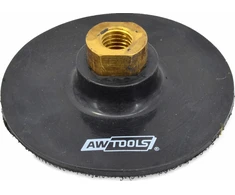 AW-Tools AWTOOLS ELASTIŠKAS DISKAS 100mm M14 SU KIBUKU POLIRAVIMO PADAMS