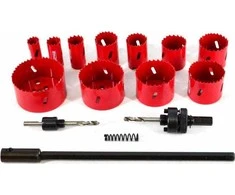 AW-Tools AWTOOLS Bimetalinių gręžimo karūnų rinkinys 15 vnt. 19-76 mm