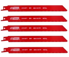 AW-Tools AWTOOLS BiM PJŪKLELIS SLUOKSNINIAM PJŪKLUI 200mm 18 TPI /5vnt /METALUI