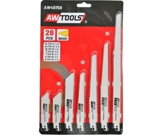 AW-Tools Pjūkleliai tiesiniam pjūklui AWTools AW49758; 28 vnt.