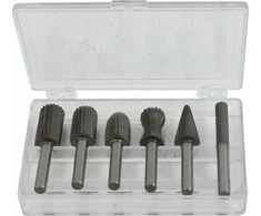 Grąžtas AW-Tools AWTOOLS KOTELINIAI FREZAI METALUI FI 6mm rinkinys 6vnt.