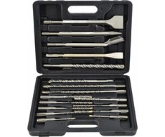 Grąžtas AW-Tools AWTOOLS Rinkinys DŁUT I grąžtų SDS+ 17 vnt.