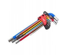 AW-Tools AWTOOLS RAKTAI ŠEŠIAKAMPIAI HEX / 1,5-10,0mm / 9vnt. ILGI Juodas LINE