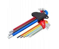 AW-Tools AWTOOLS RAKTAI ŠEŠIAKAMPIAI HEX / 1,5-10,0mm / 9vnt. ILGI Juodas LINE