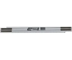 AW-Tools AWTOOLS MEDINIS SULANKSTOMAS METRAS 1m x 5 NARIŲ 24vnt. EKSPOZICINĖ DĖŽUTĖ (Ekspozicinė prekė) (Ekspozicinė prekė)