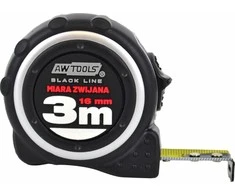 AW-Tools AWTOOLS RULETĖ DVIPUSIS 3m x 16mm ABS TPR 1-STOP