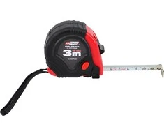 AW-Tools AWTOOLS RULETĖ RITININĖ RAUDONAI JUODA 7,5m x 25mm ABS TPR 2-STOP
