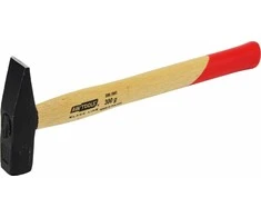AW-Tools AWTOOLS ŠALTKALVIŠKAS PLAKTUKAS 0,3kg MEDINĖ RANKENA Juodas LINE