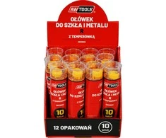 AW-Tools AWTOOLS PIEŠTUKAS STIKLUI IR METALUI R GELTONAS 10vnt.