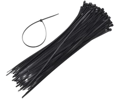 AW-Tools AWTOOLS OPASKA PLASTIK Juoda 2,5×150/100szt.