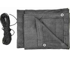 AW-Tools AWTOOLS BALKONO UŽDANGA 1*5m 180g SU ŽIEDAIS PILKA UV