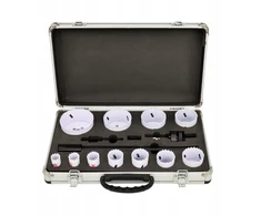 AW-Tools Gręžimo karūnų komplektas AWTools AW49471BL; 19-76 mm; 40 mm; 15 vnt.
