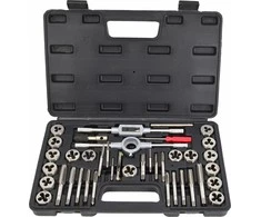 AW-Tools Sriegiklių ir sriegpjovių rinkinys AWTools AW20415; M3-M12; 40 vnt.