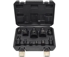 AW-Tools AWTOOLS SMŪGINIŲ ADAPTERIŲ IR ŠARNYRŲ RINKINYS CrMo 11 vnt. Juodas LINE