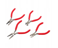 AW-Tools AWTOOLS MINI replės 125mm rinkinys 4vnt. GRŪDINTOS
