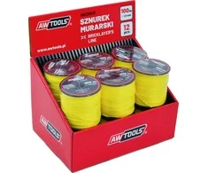 AW-Tools AWTOOLS MŪRININKO VIRVĖ 100m / 1,5mm / 12vnt.