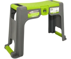 AW-Tools AWTOOLS SODO TABURETĖ IR KELIO PAGALVĖLĖ SU DĖŽUTE 2in1 100kg