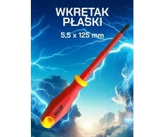 Atsuktuvas plokščias 5,5x125mm 1000V AW-TOOLS