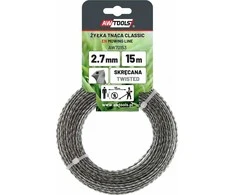 AW-Tools AWTOOLS PJOVIMO VALAS CLASSIC 3,0x15m / SUKTAS KVADRATINIS SU ŠERDIMI
