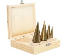Grąžtas AW-Tools AWTOOLS STEP DRILL HSS-TIN / KPL 4 vnt.