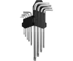 AW-Tools AWTOOLS TORX RAKTAI / T10-T50 / 9 vnt
