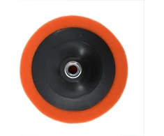 AW-Tools AWTOOLS DISKAS 125mm POLIRAVIMO KEMPINĖ ORANŽINĖ M14 VIDUTINIO KIETUMO