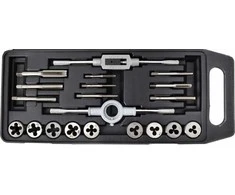 AW-Tools Sriegiklių ir sriegpjovių rinkinys AWTools AW20405; M3-M12; 20 vnt.